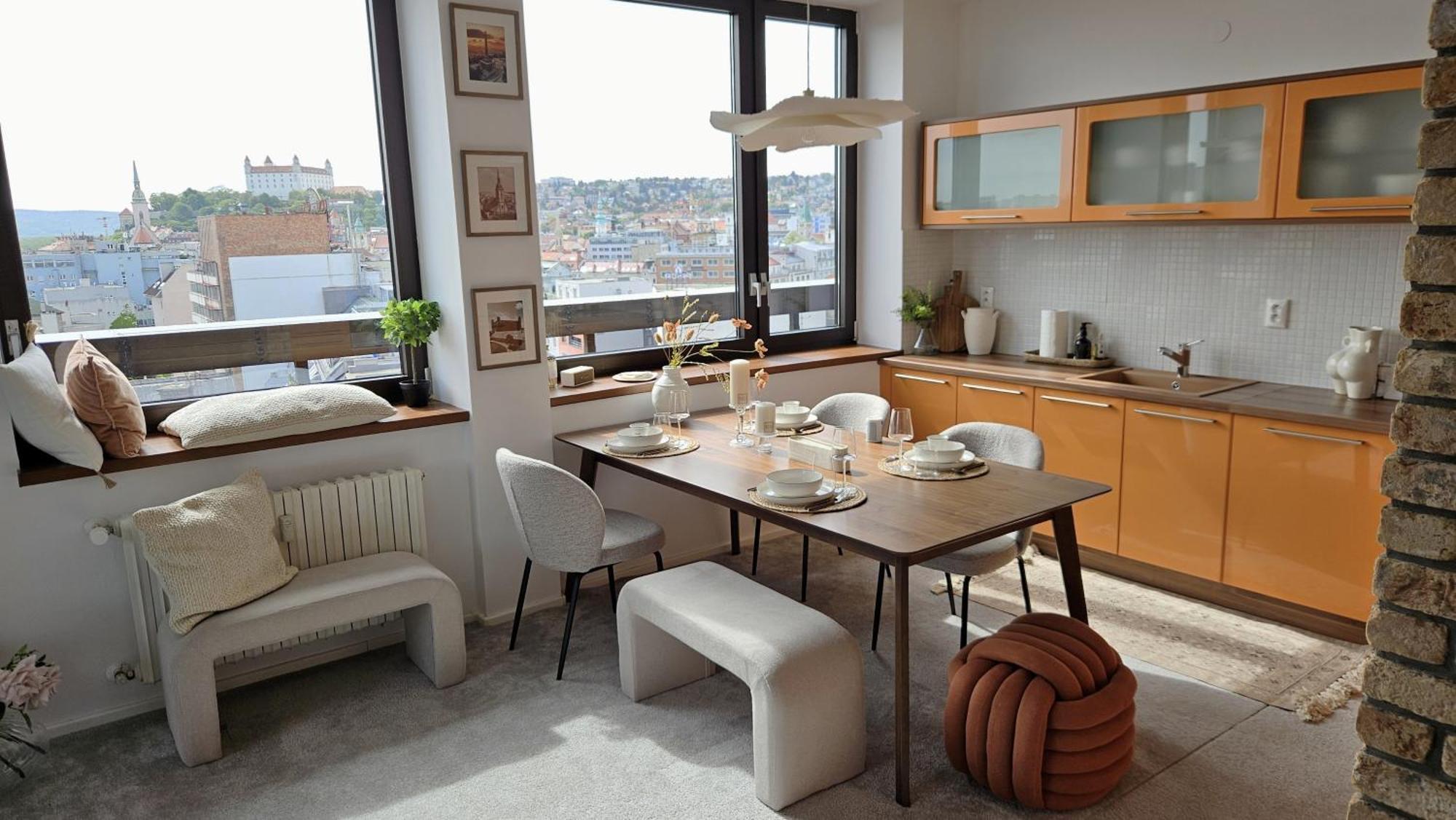 Panorama View Design Apt In Old Town - Free Parking Bratislava Exteriér fotografie